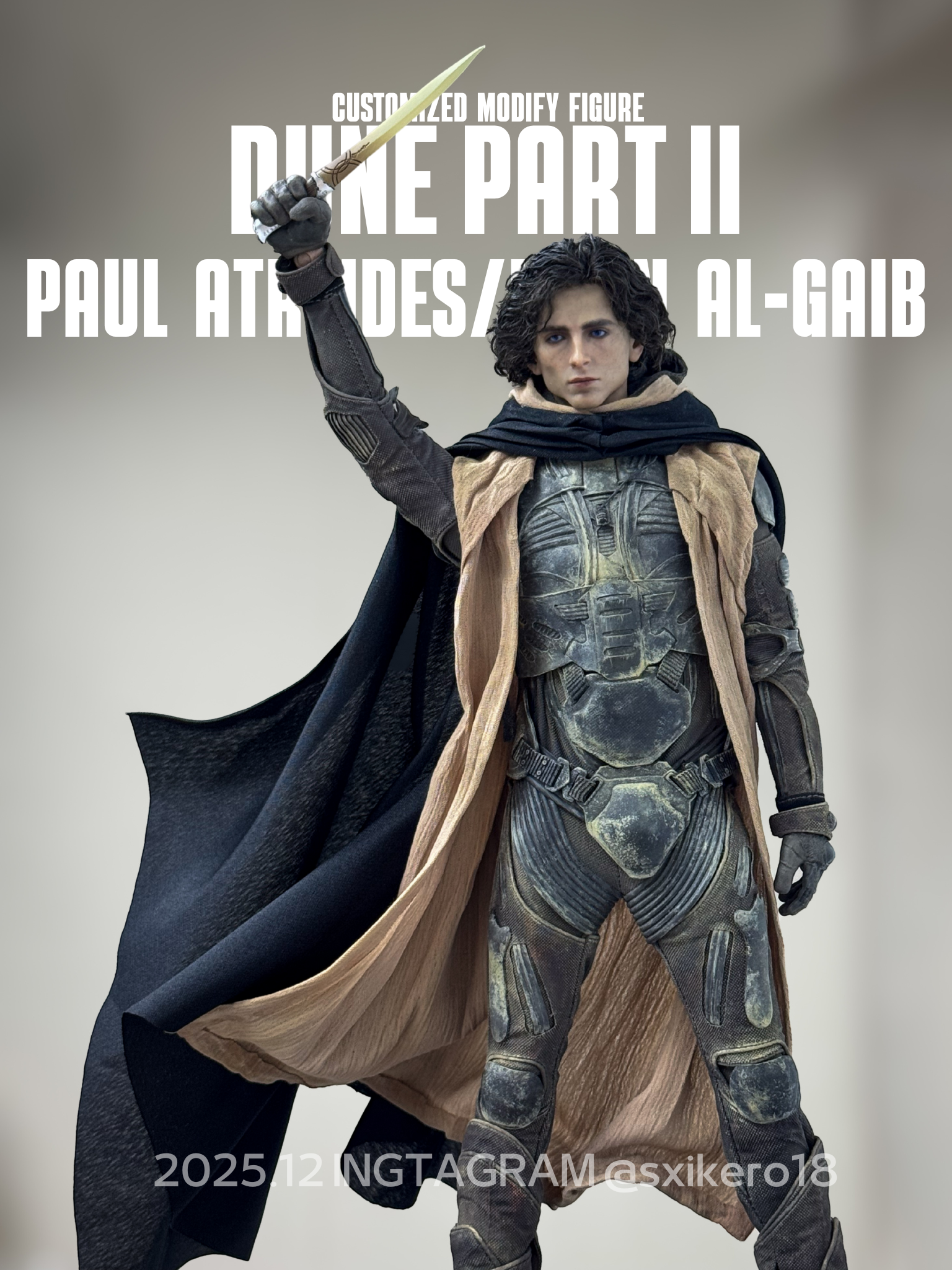 Dune Part 2 Paul Atreides customised Figure [Limited 20 set