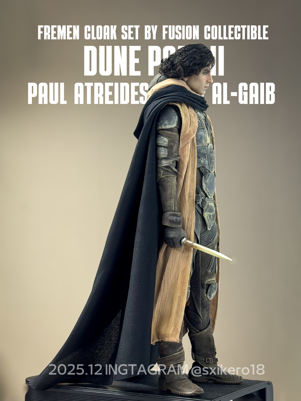 Paul Atreides Dune Part 2 fremen Cloak set by FusIon CollectIble