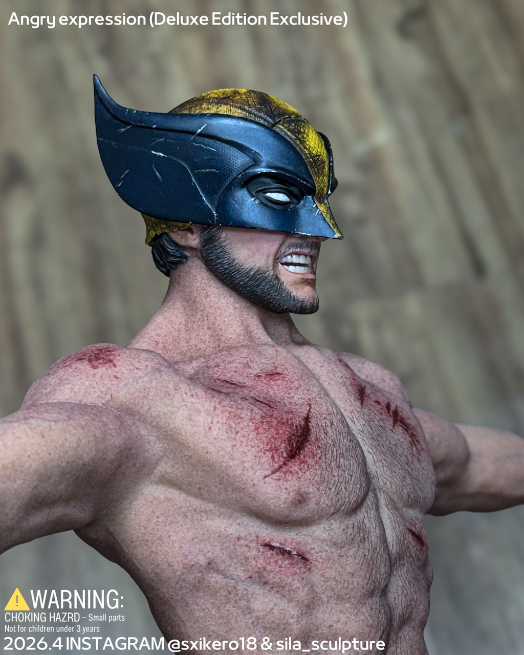 DP3 2024 Wolverine Half masked head sculpt project (SIXTHKERO & SILA SCULPTURE )