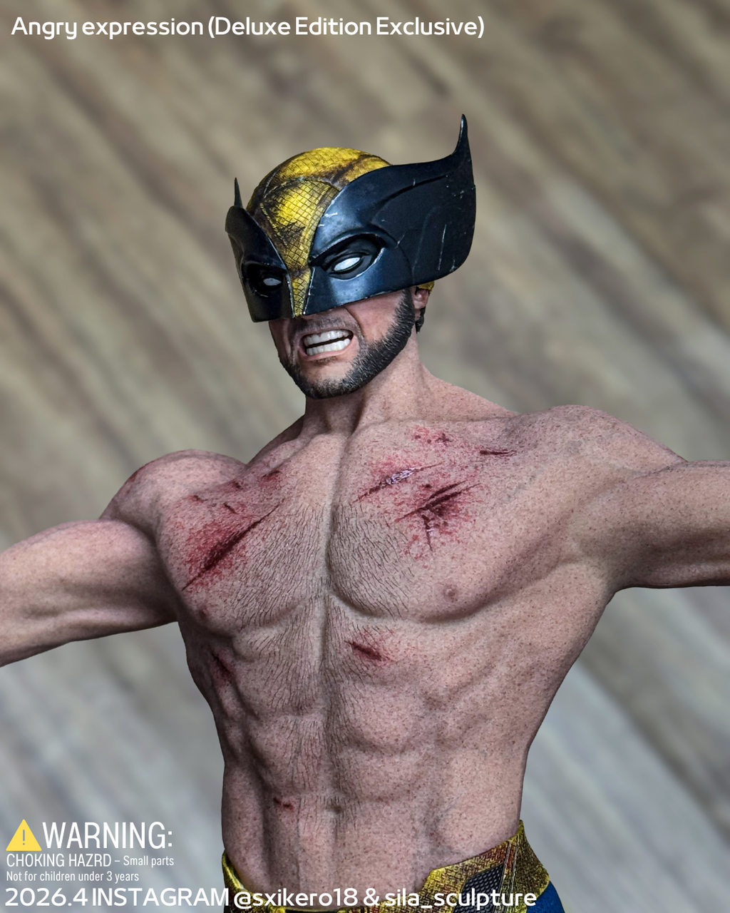 DP3 2024 Wolverine Half masked head sculpt project (SIXTHKERO & SILA SCULPTURE )