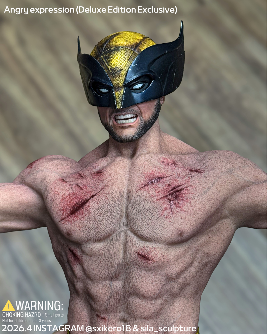 DP3 2024 Wolverine Half masked head sculpt project (SIXTHKERO & SILA SCULPTURE )