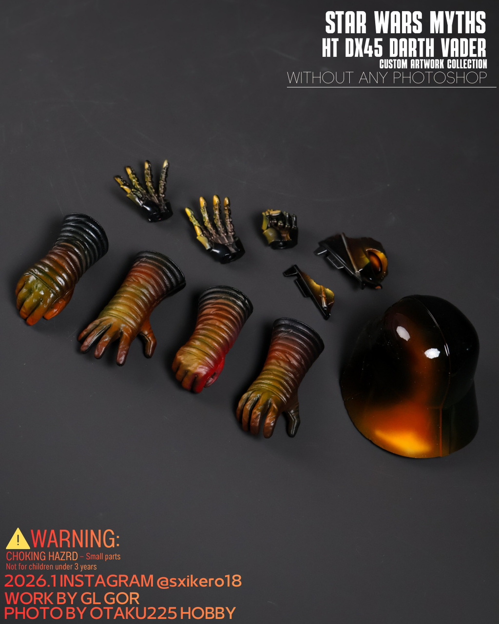 Star Wars Myths Hot toys DX45 Darth Vader Custom Artwork Collection Figure