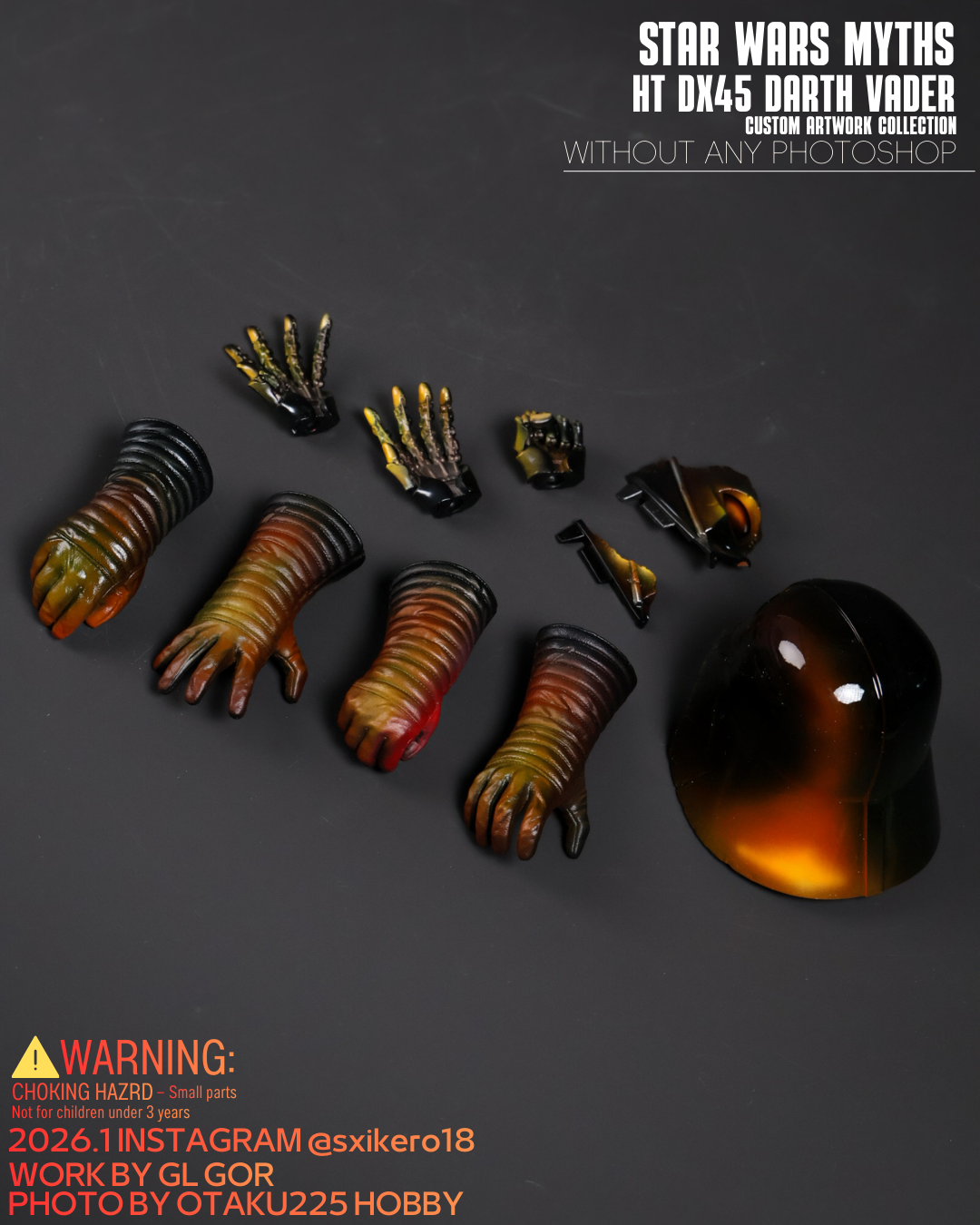 Star Wars Myths Hot toys DX45 Darth Vader Custom Artwork Collection Figure