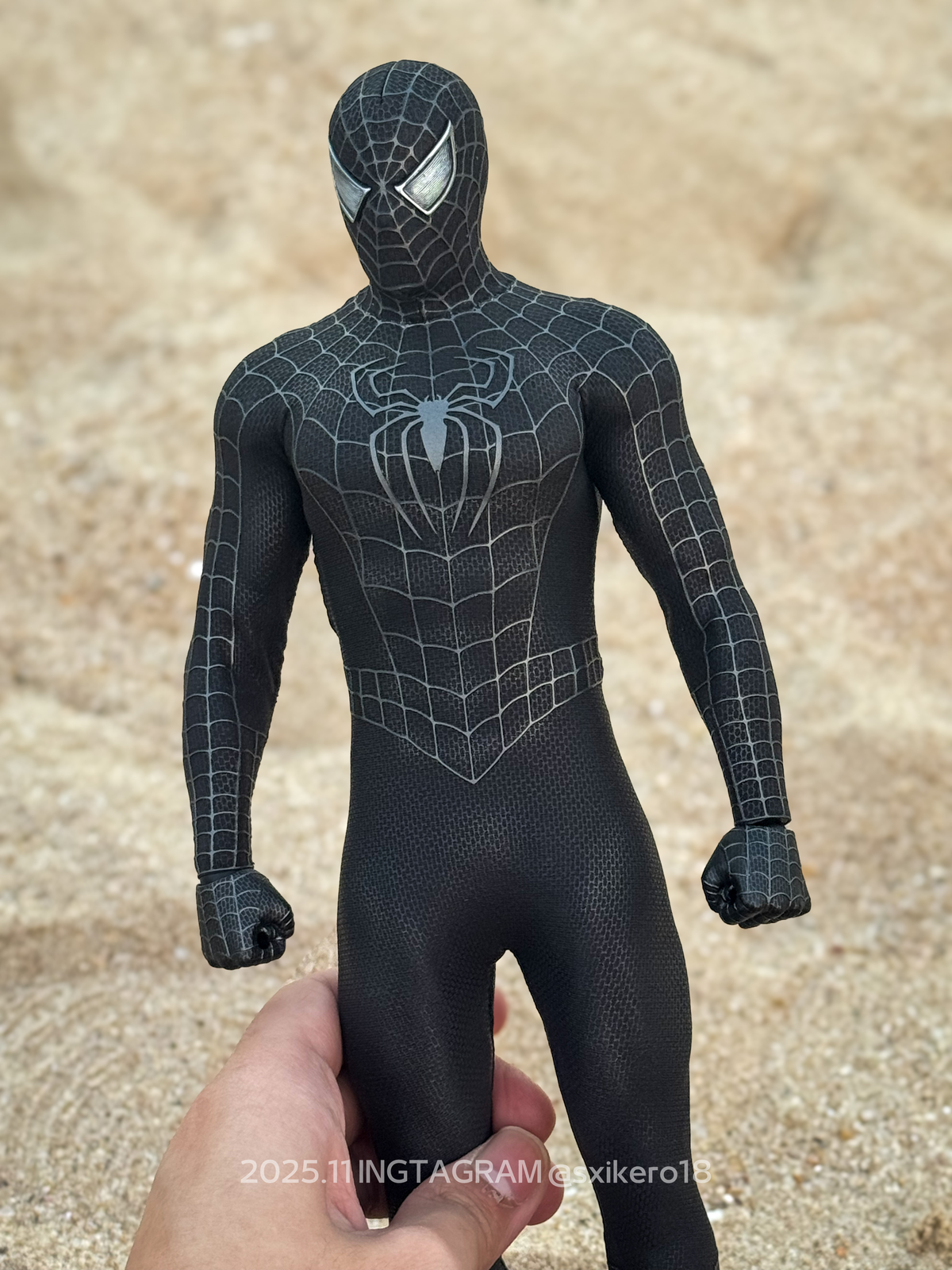 Sam Raimi Black suit Spider-man customised project