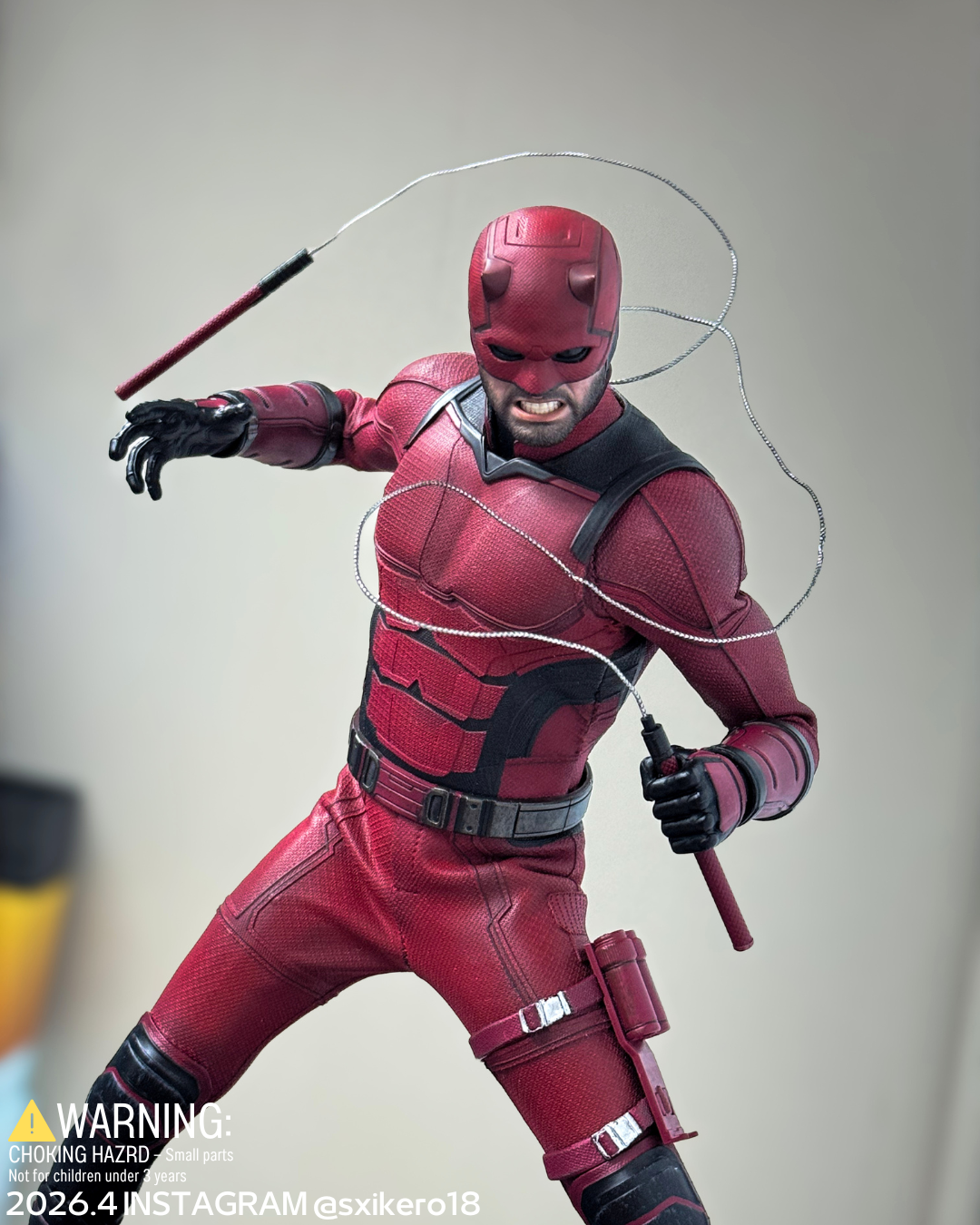 [Early batch ready in May !] Daredevil Season 1 suit ( Red Suit )Customized Figure Project