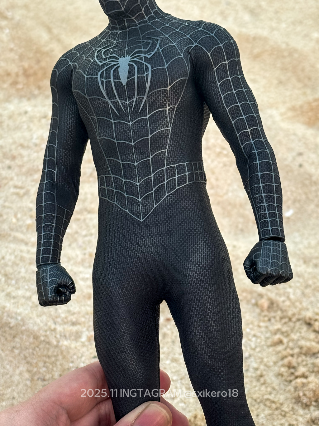 Sam Raimi Black suit Spider-man customised project