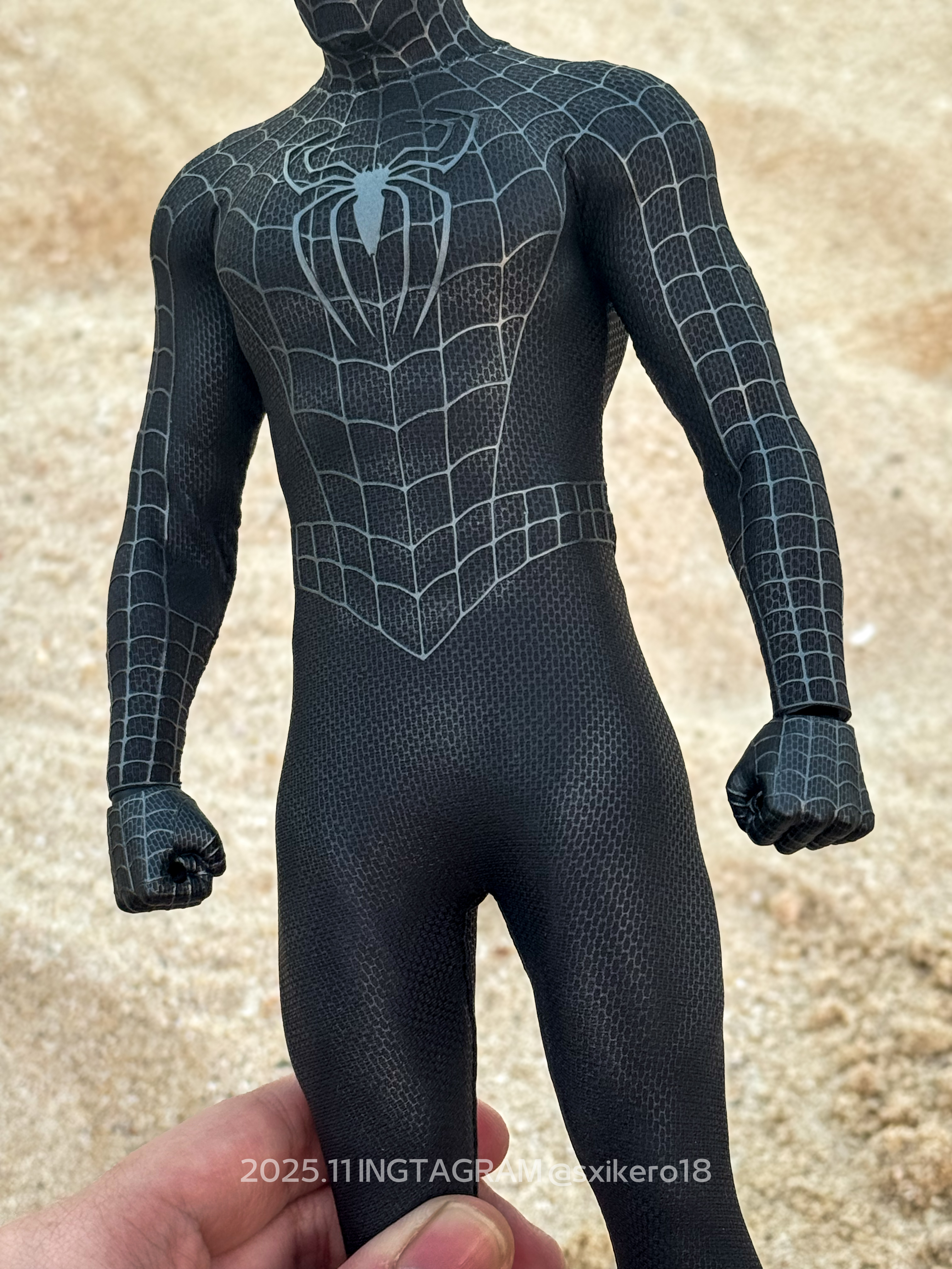 Sam Raimi Black suit Spider-man customised project