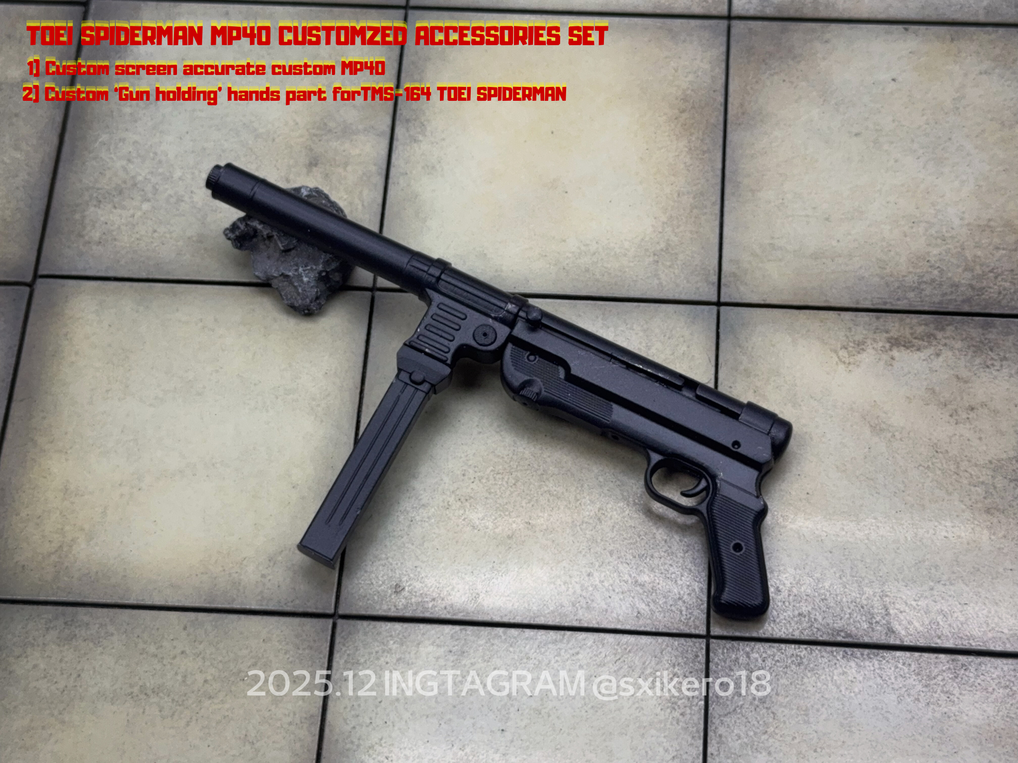 TOEI Spiderman MP40 machine gun accessories set [limited 20set]