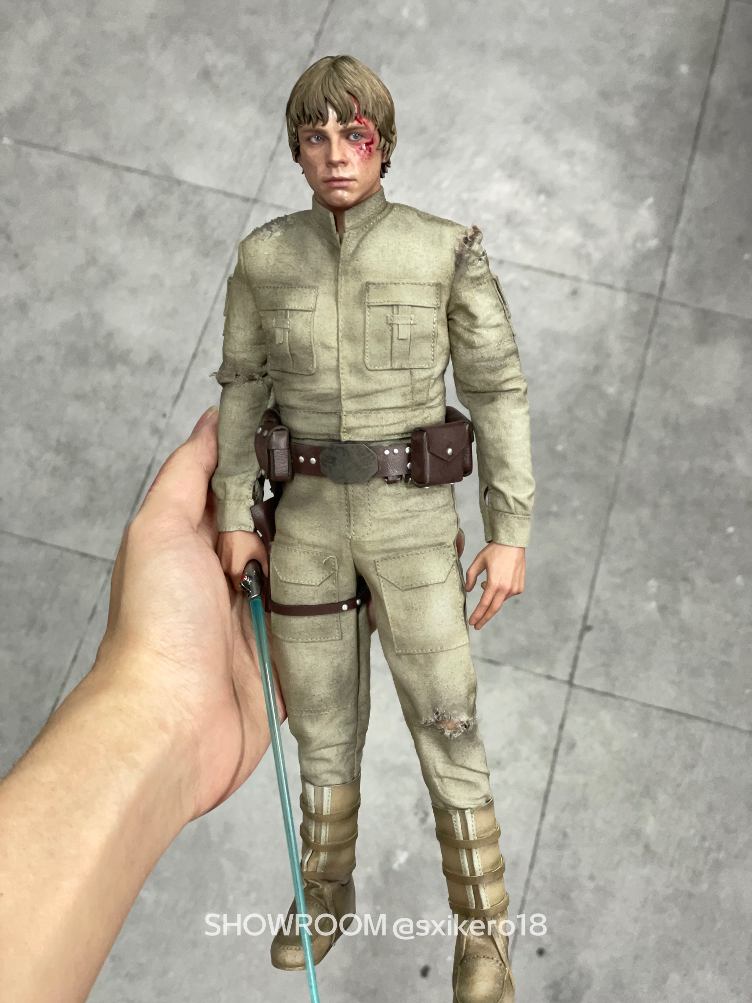 Bespin Luke Battle damaged project