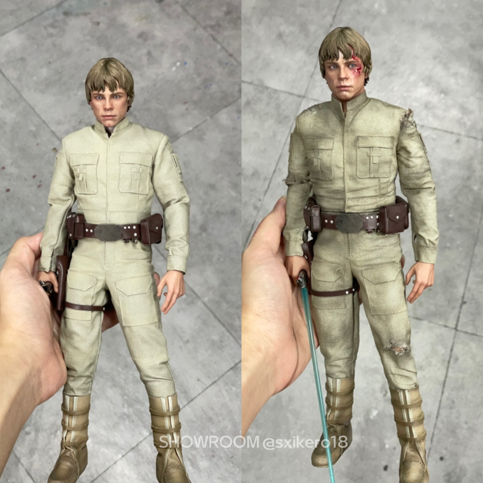 Bespin Luke Battle damaged project