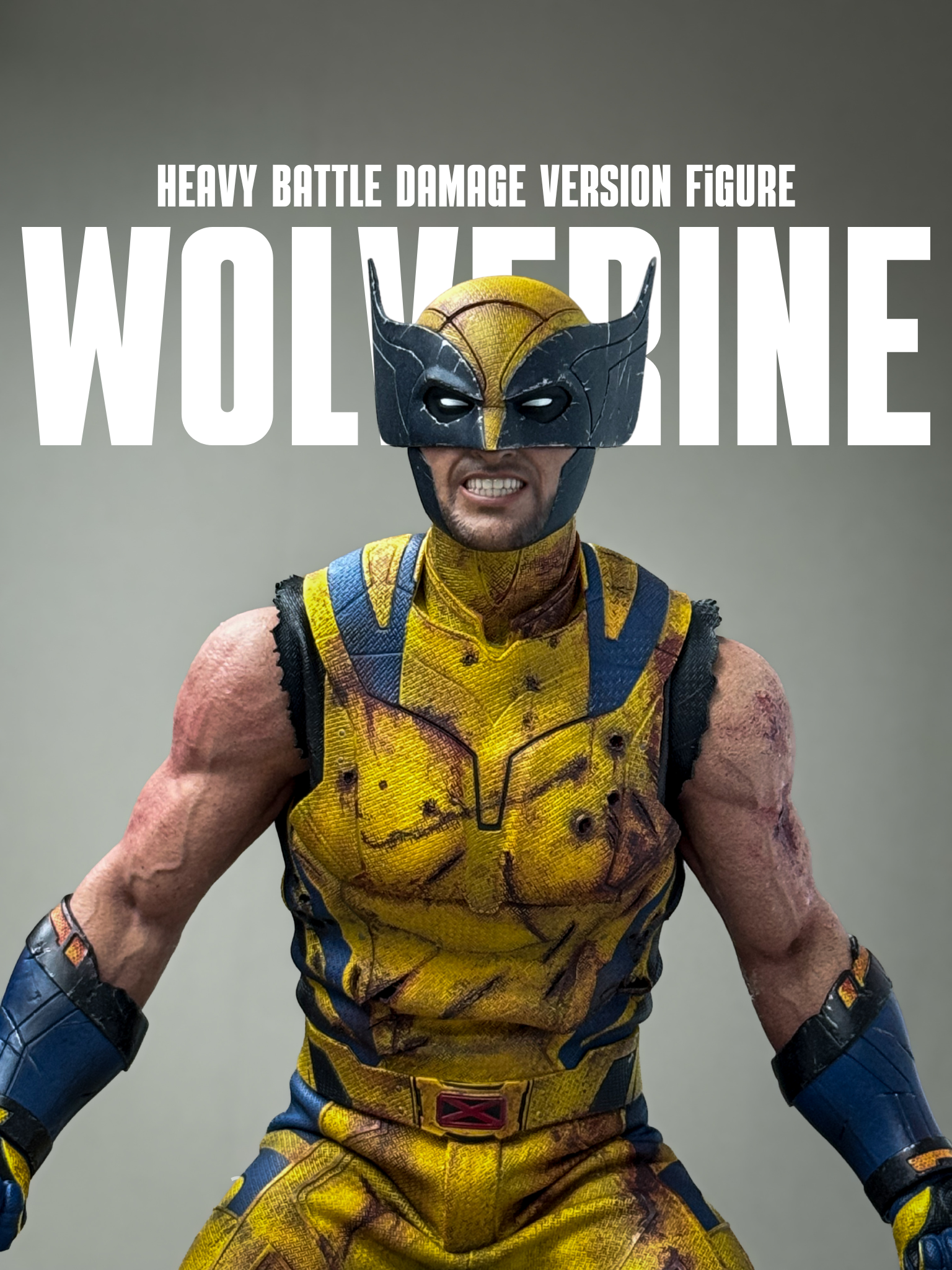Wolverine Heavy Battle Damage Version Figure