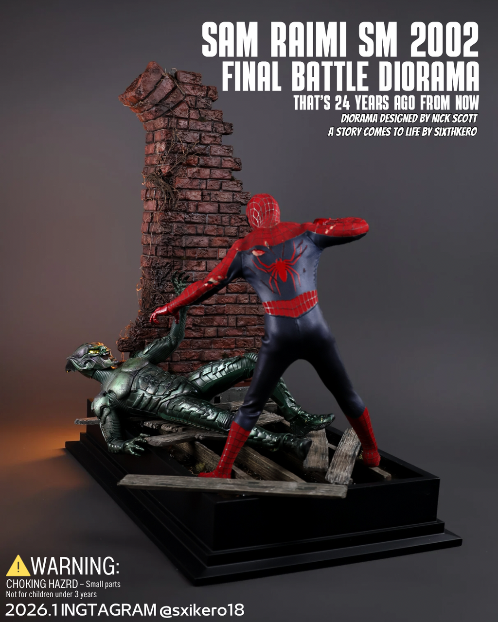 [Limited 15set] Sam Raimi SM1 2002 Final Battle Diorama