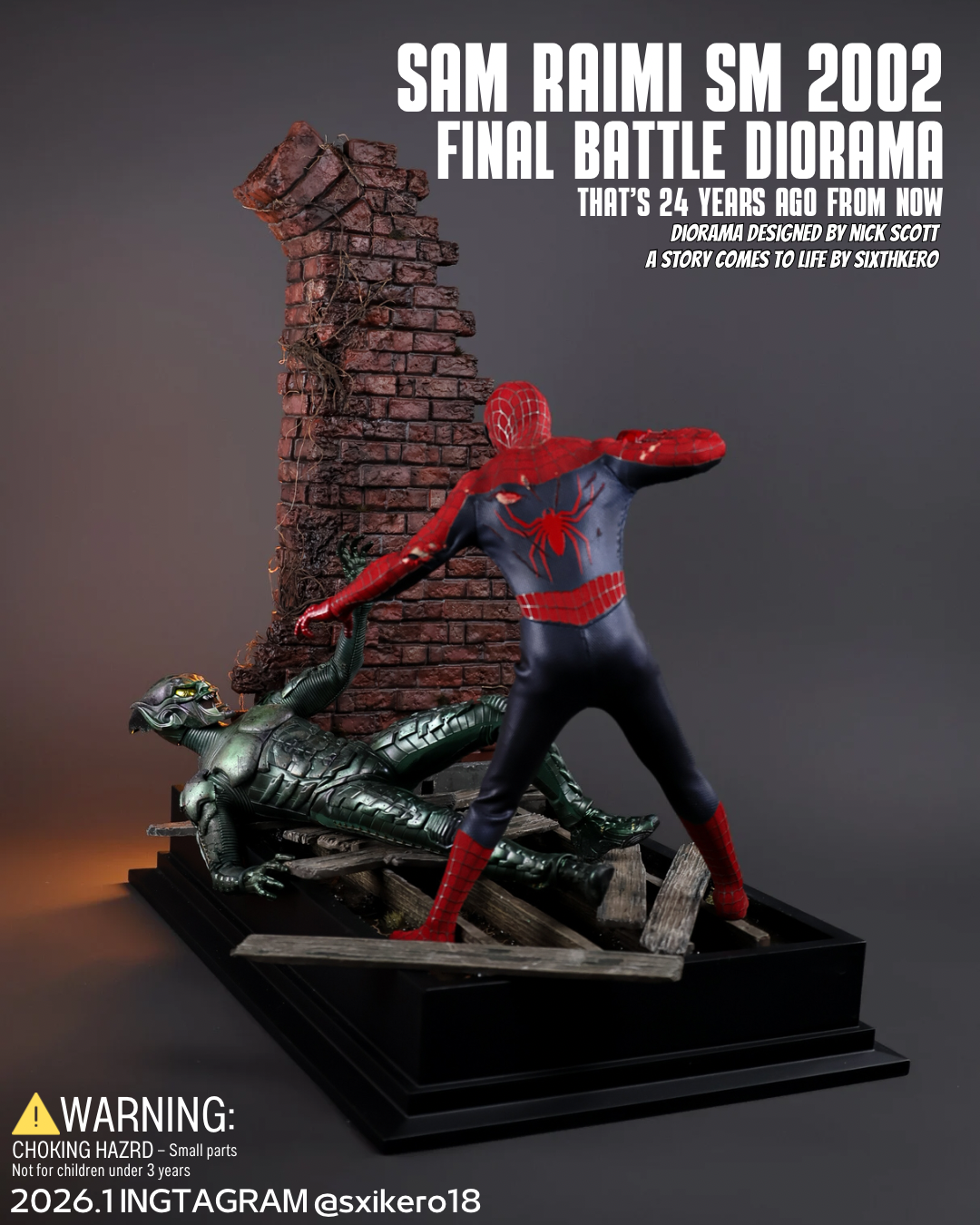 [Limited 15set] Sam Raimi SM1 2002 Final Battle Diorama