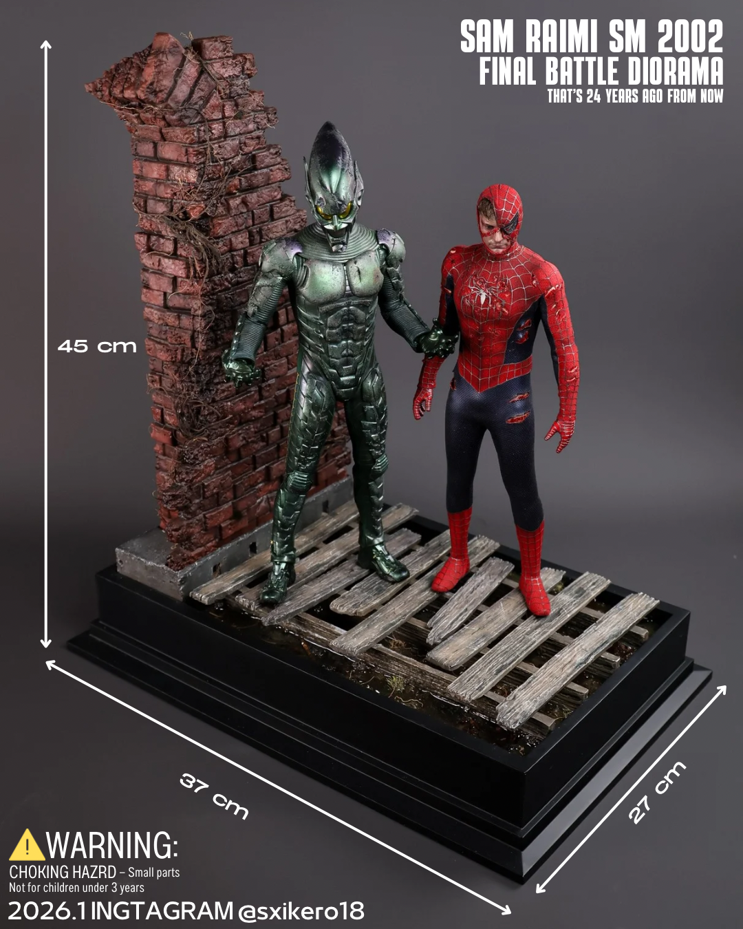 [Limited 15set] Sam Raimi SM1 2002 Final Battle Diorama