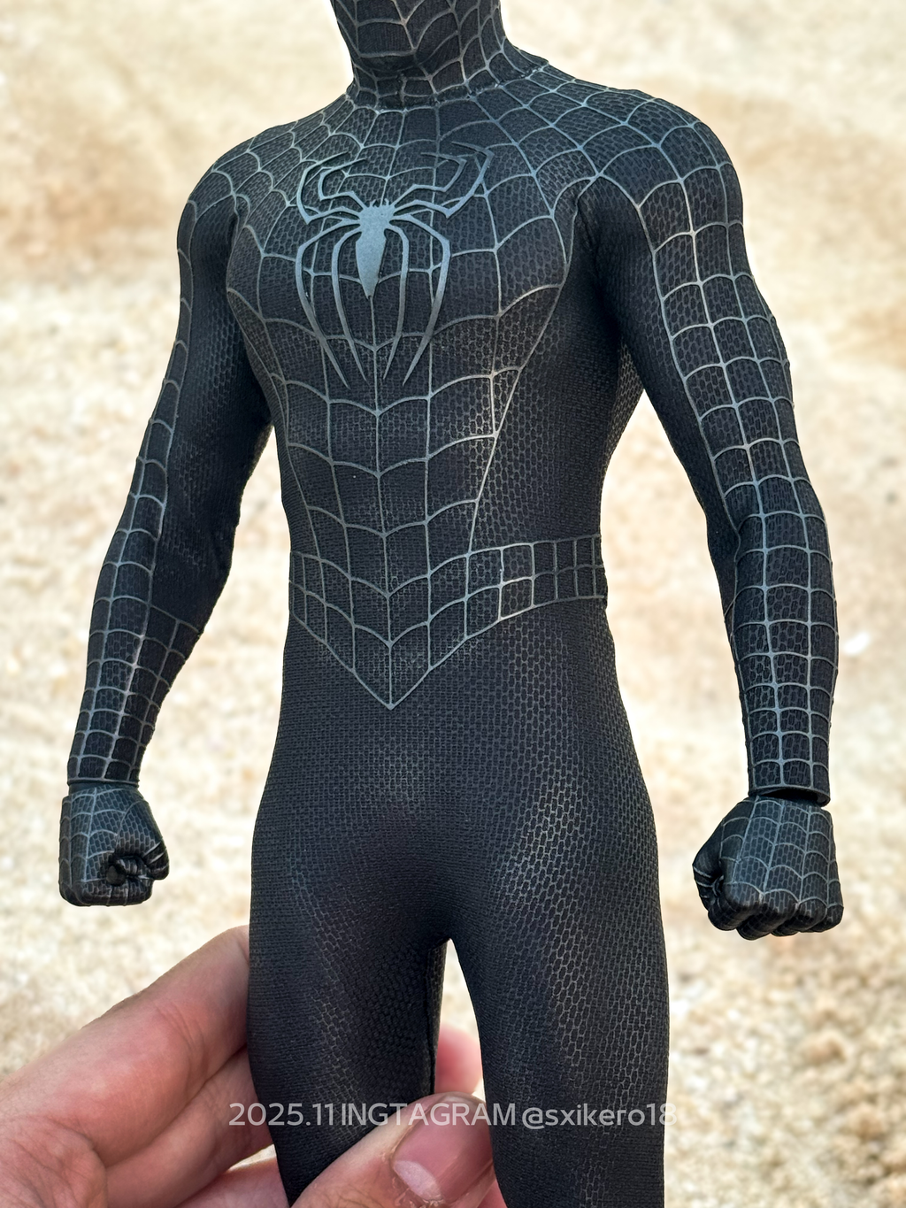 Sam Raimi Black suit Spider-man customised project