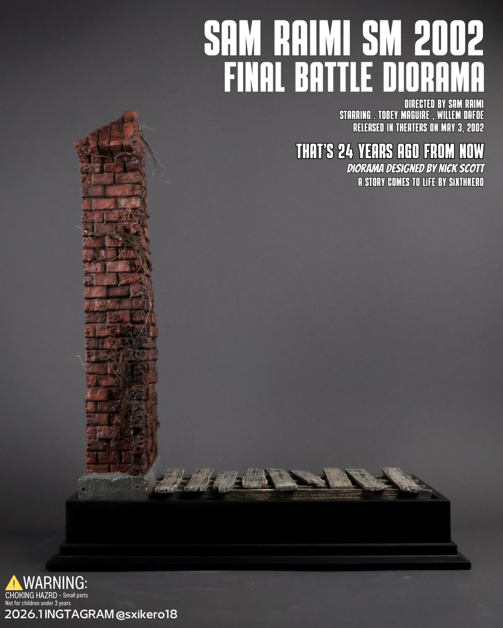 [Limited 15set] Sam Raimi SM1 2002 Final Battle Diorama