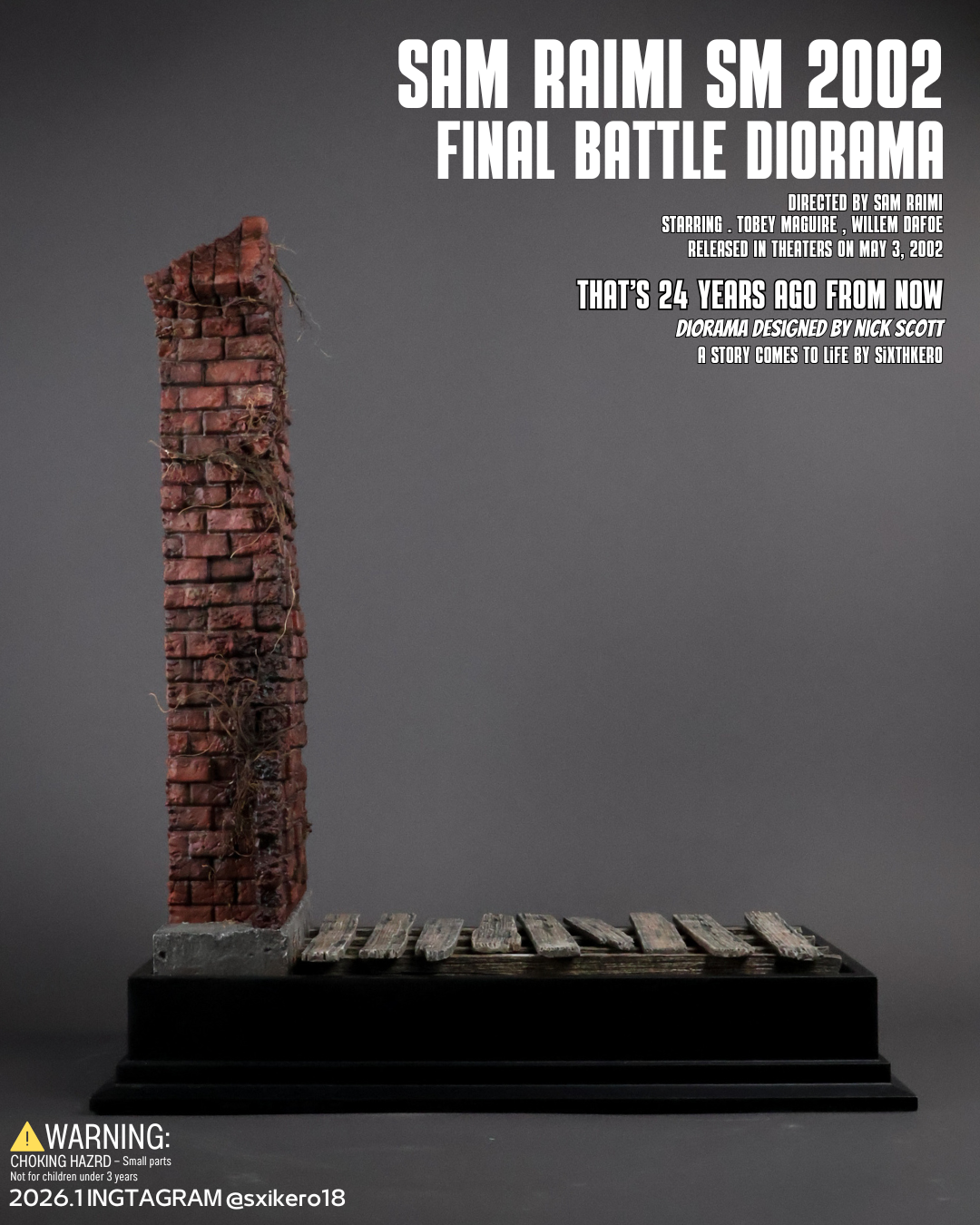 [Limited 15set] Sam Raimi SM1 2002 Final Battle Diorama