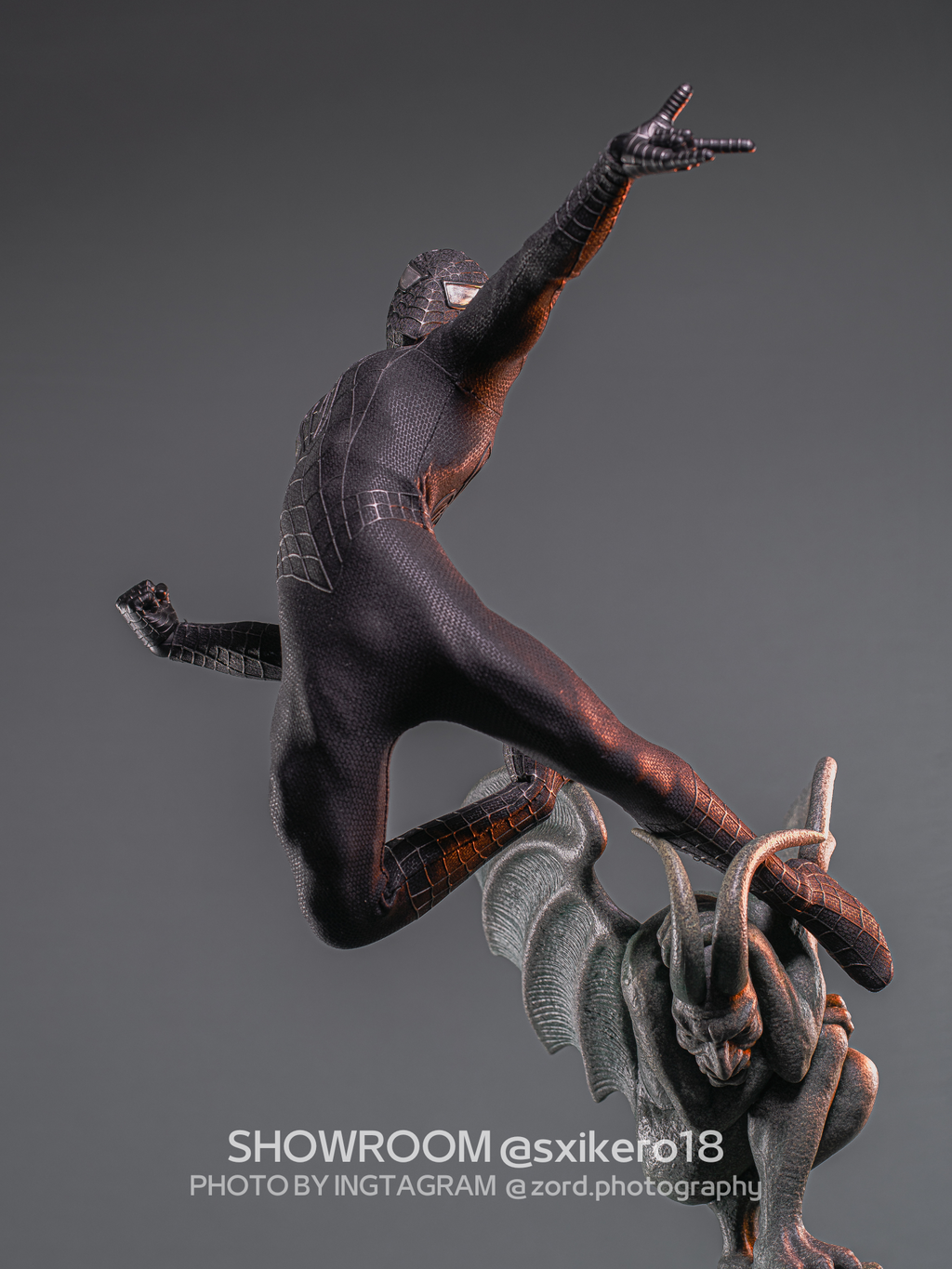 Sam Raimi Black suit Spider-man customised project