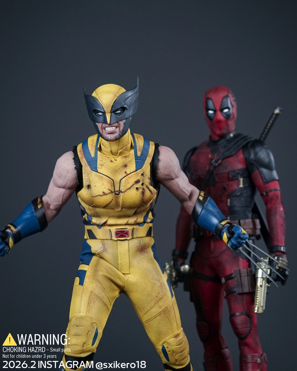 DP3 2024 Wolverine movie accurate cowl project ( Clean / Battle damaged )