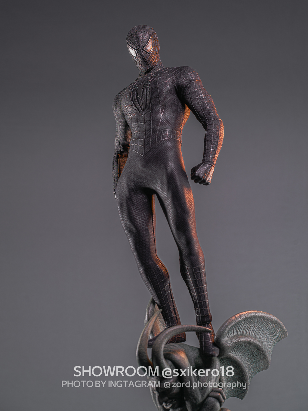 Sam Raimi Black suit Spider-man customised project