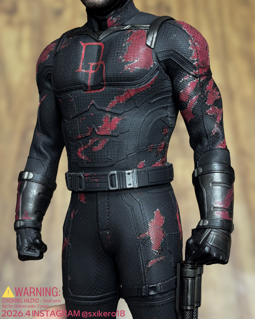 Daredevil Season 2 suit ( Black Suit )Customized Figure Project