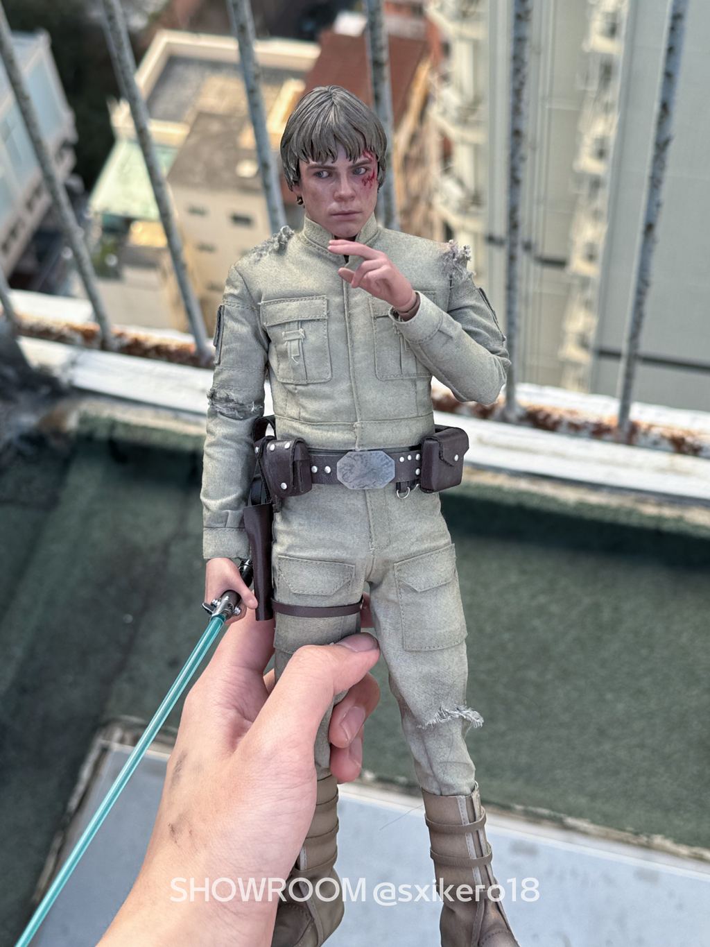 Bespin Luke Battle damaged project