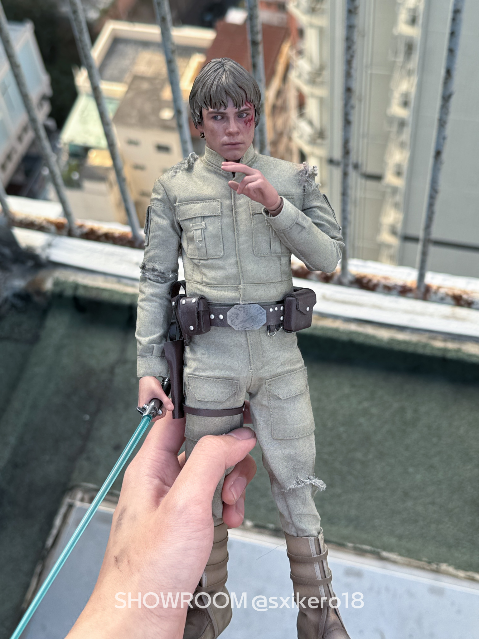 Bespin Luke Battle damaged project