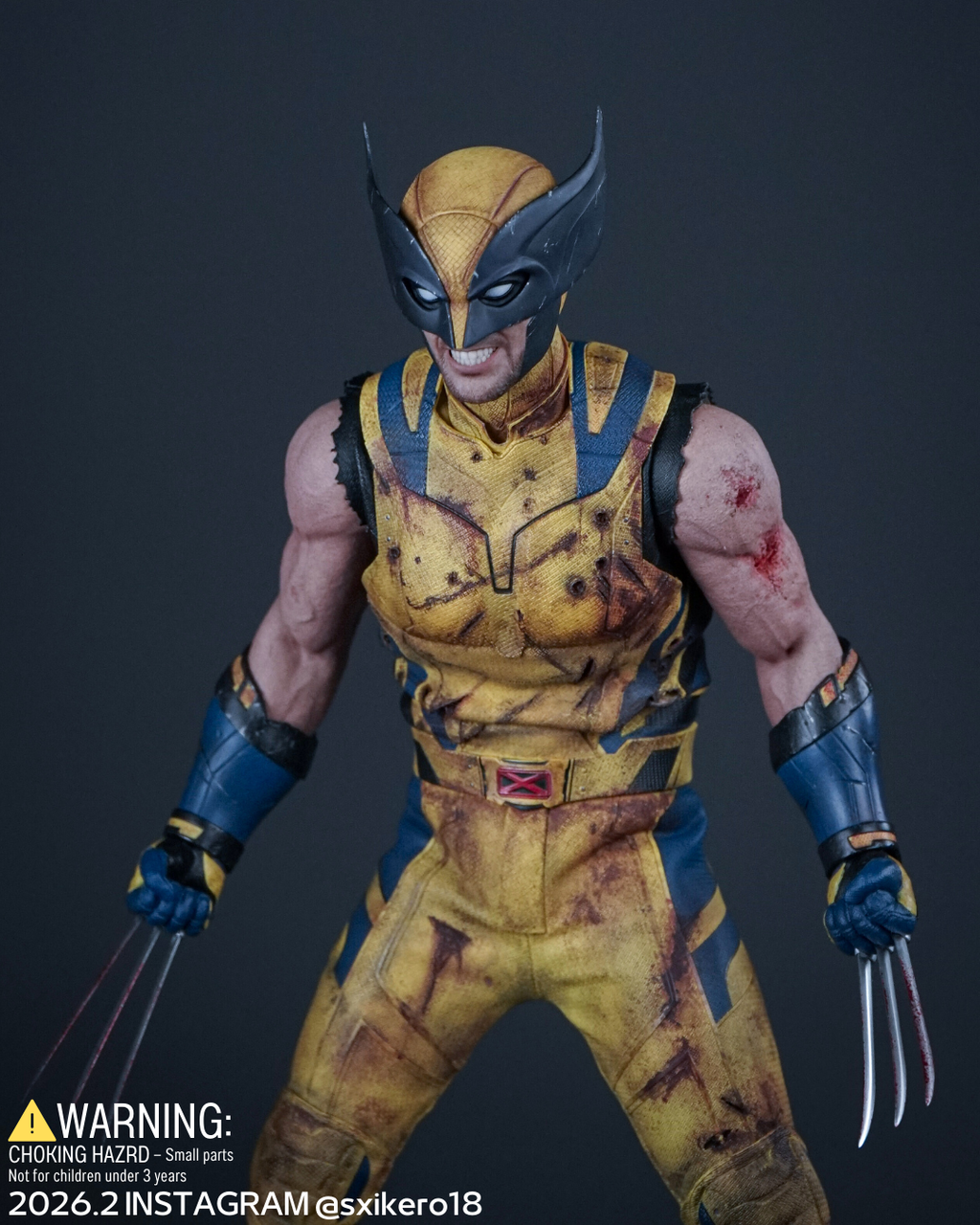DP3 2024 Wolverine movie accurate cowl project ( Clean / Battle damaged )