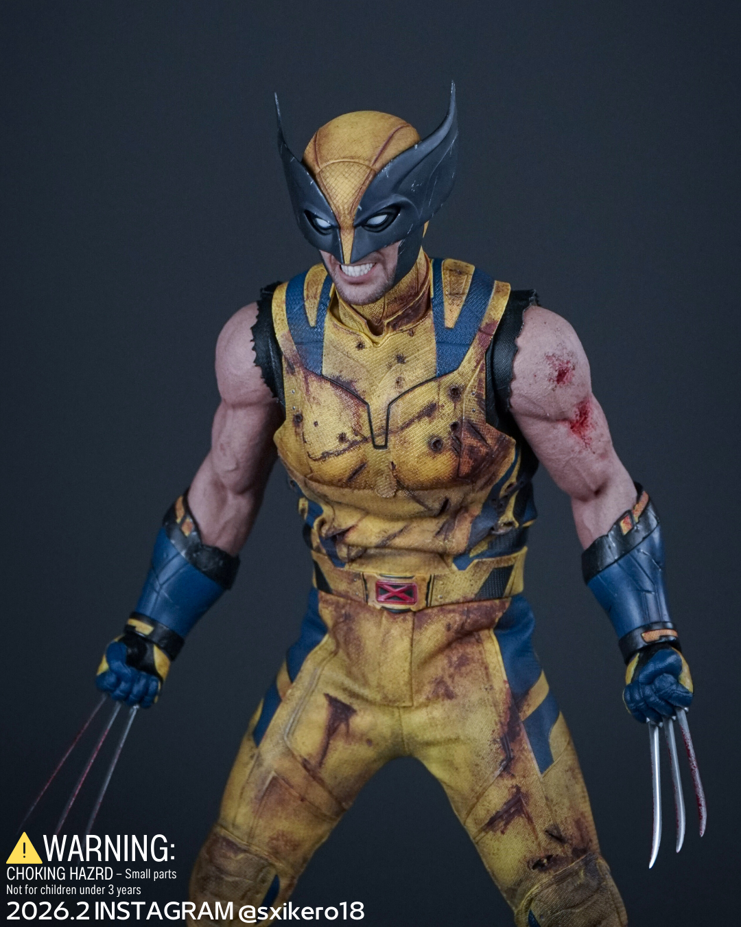 DP3 2024 Wolverine movie accurate cowl project ( Clean / Battle damaged )