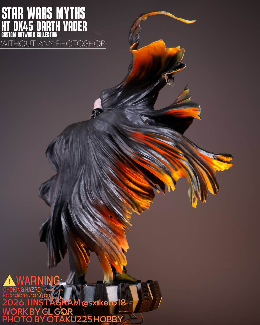 Star Wars Myths Hot toys DX45 Darth Vader Custom Artwork Collection Figure