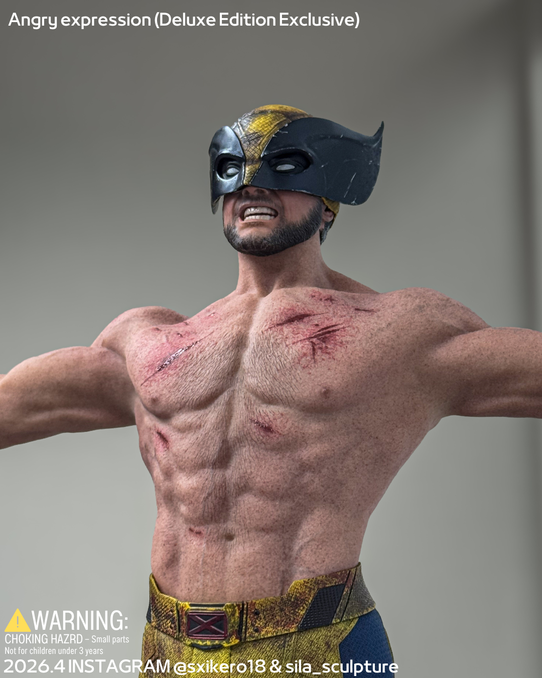DP3 2024 Wolverine Half masked head sculpt project (SIXTHKERO & SILA SCULPTURE )