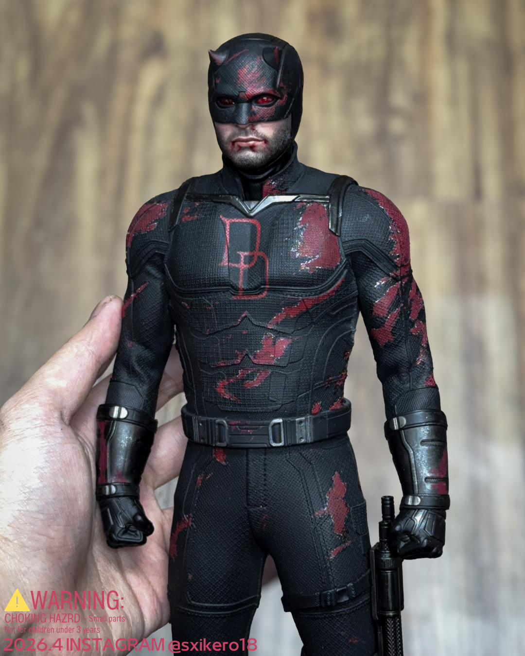 Daredevil Season 2 suit ( Black Suit )Customized Figure Project