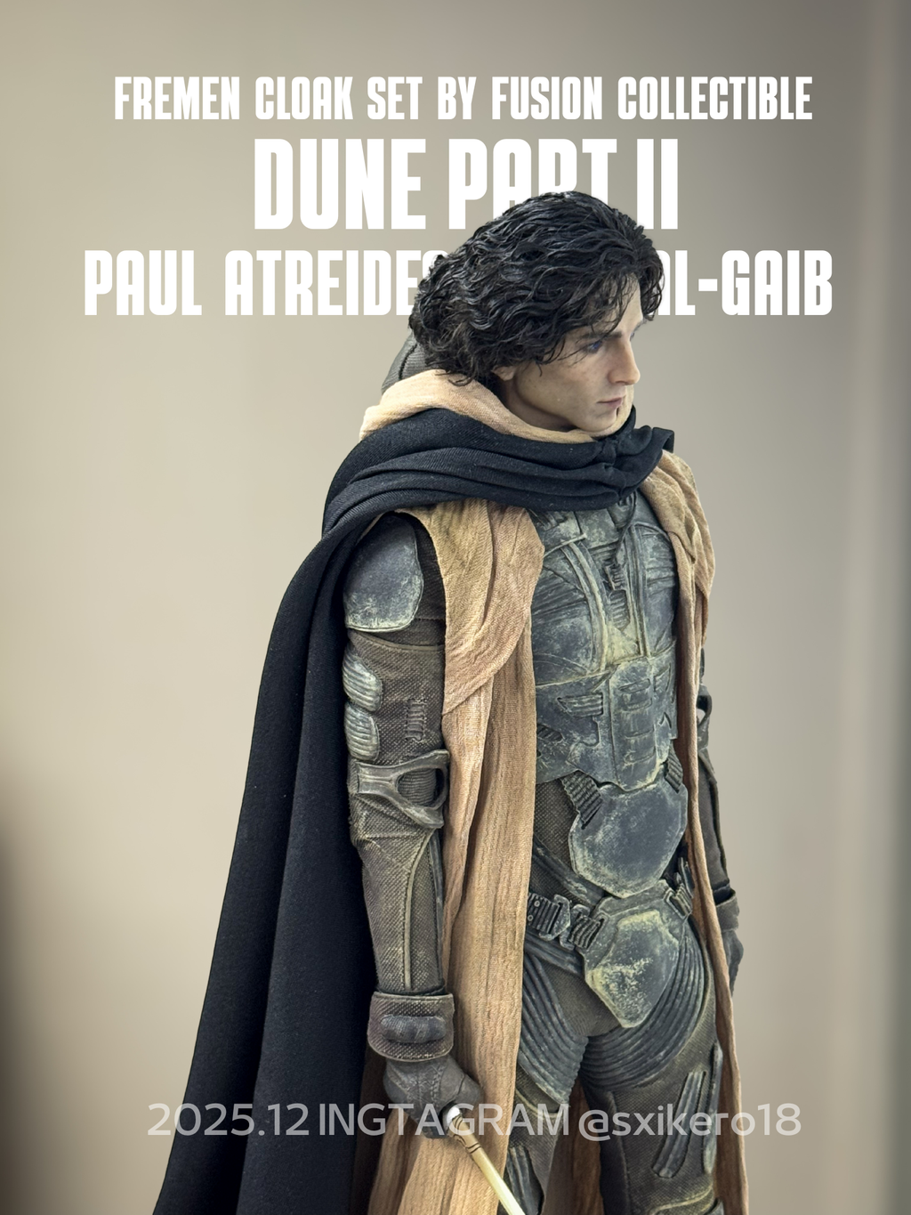 Paul Atreides Dune Part 2 fremen Cloak set by FusIon CollectIble