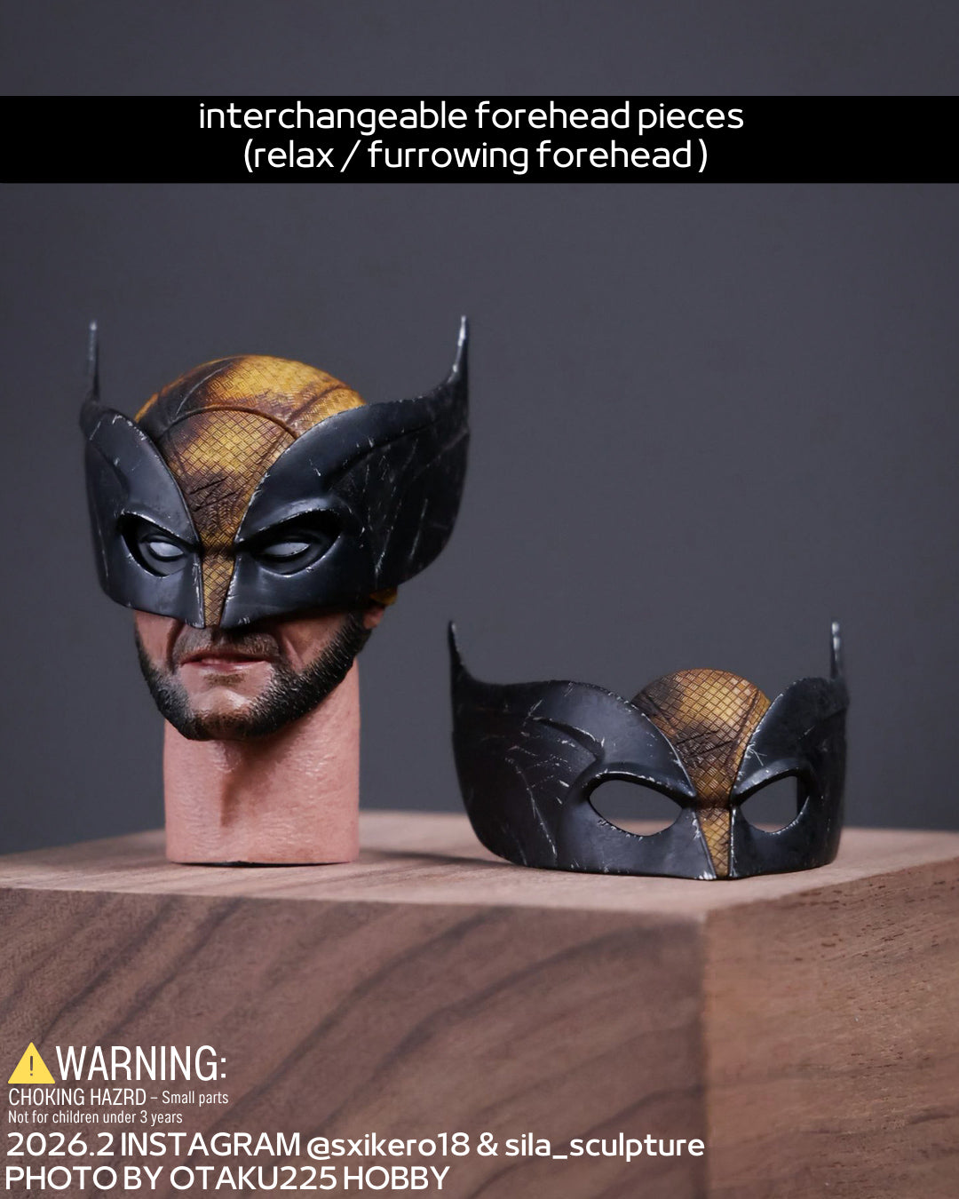 DP3 2024 Wolverine Half masked head sculpt project (SIXTHKERO & SILA SCULPTURE )