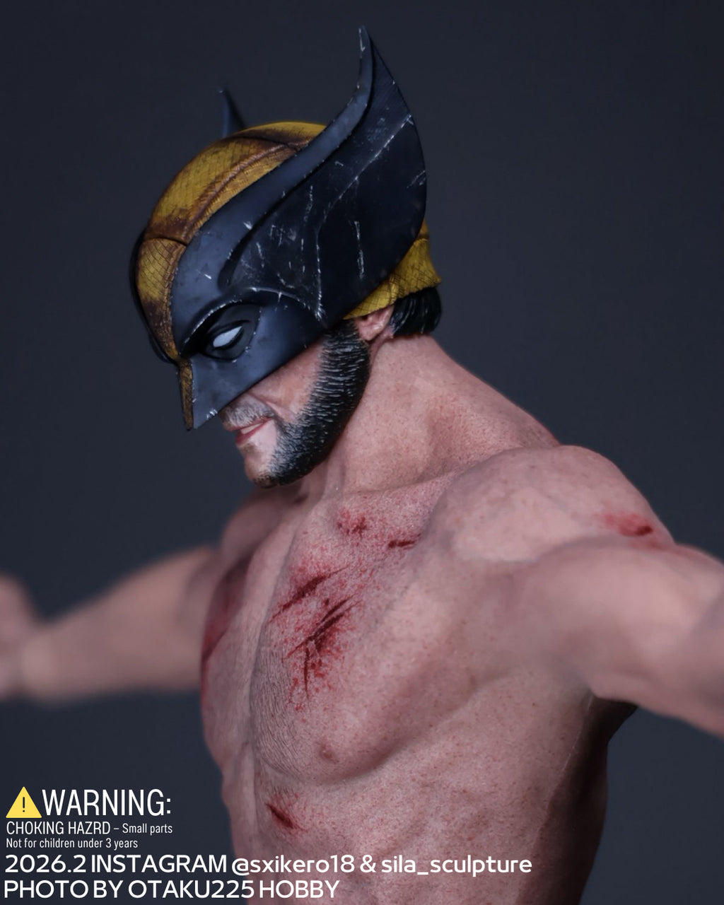 DP3 2024 Wolverine Half masked head sculpt project (SIXTHKERO & SILA SCULPTURE )