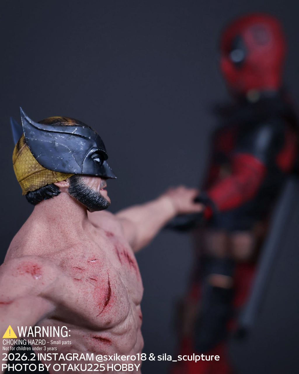 DP3 2024 Wolverine Half masked head sculpt project (SIXTHKERO & SILA SCULPTURE )