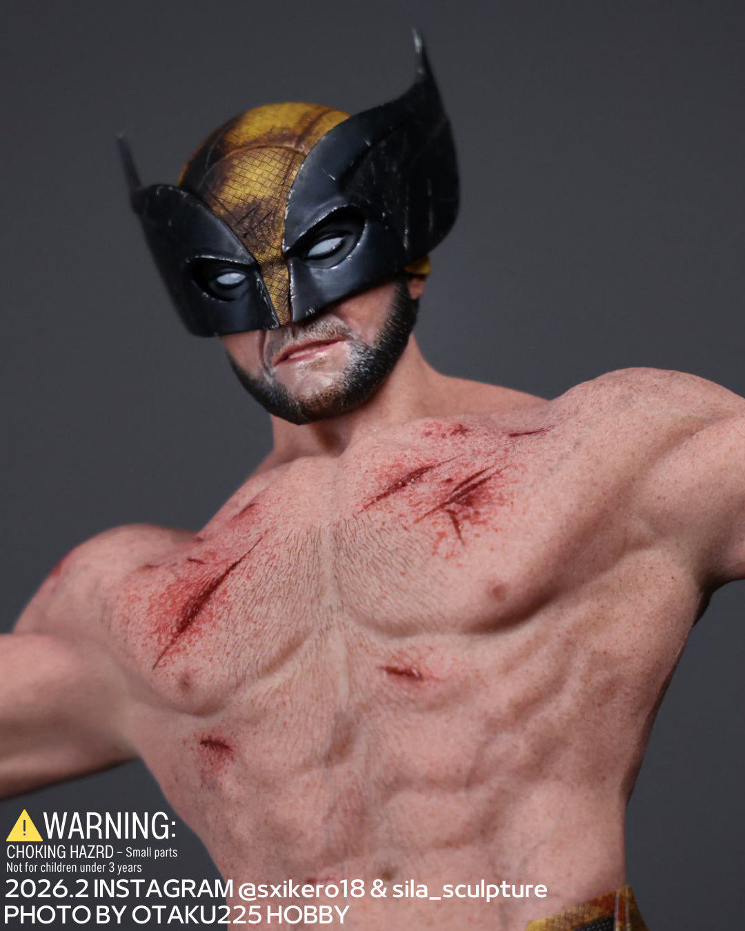 DP3 2024 Wolverine Half masked head sculpt project (SIXTHKERO & SILA SCULPTURE )