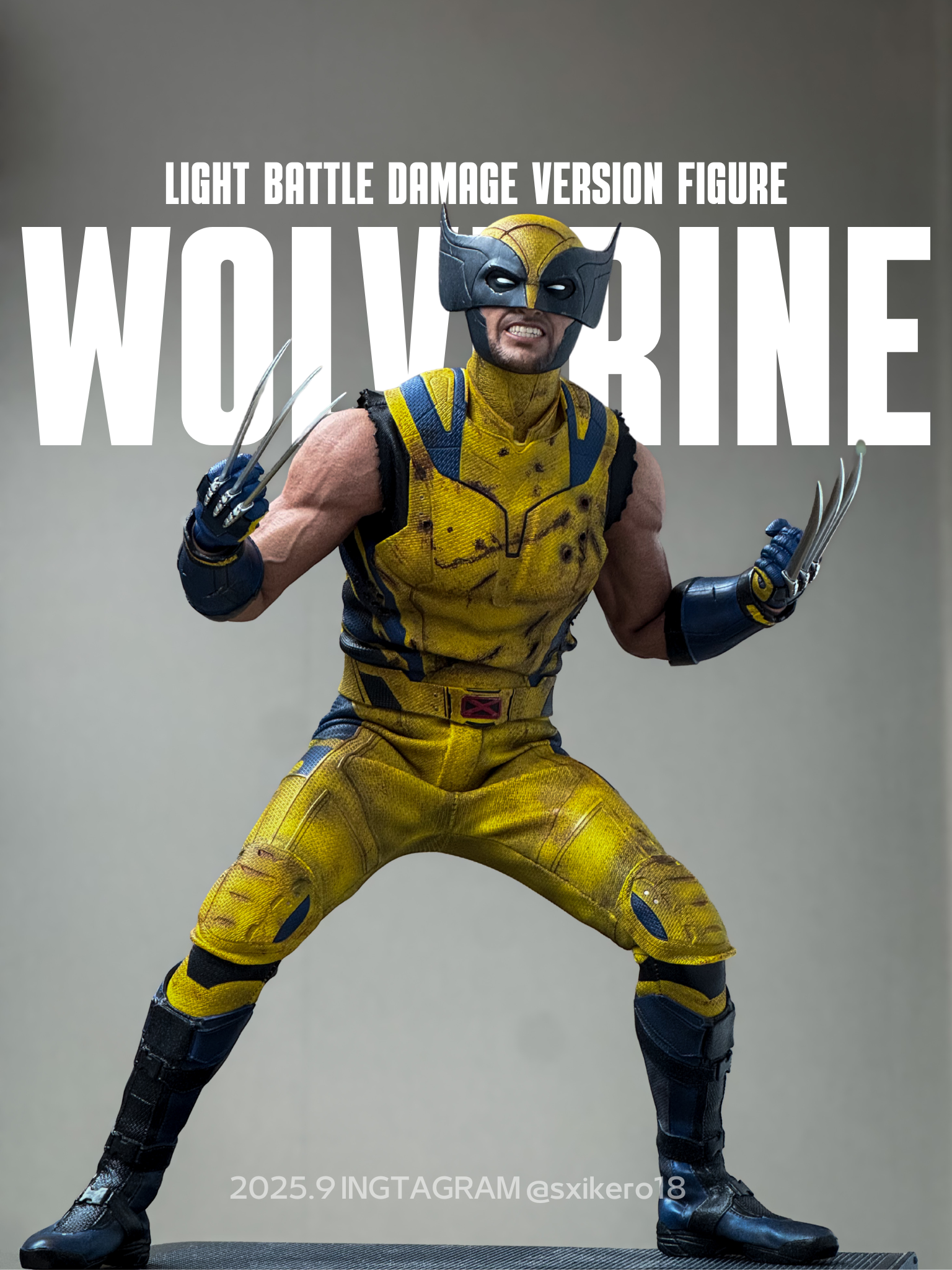 Wolverine Light Battle Damage Version Figure